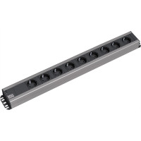 Bachmann Craftsman socket strip 9x earthing contact, 2 m