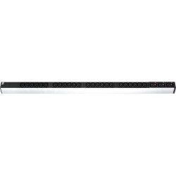 Bachmann IT PDU ALU 1U 24x C13 3x C19 plug CEE L+N+PE 16A blue