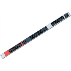 Bachmann IT PDU ALU 1U 18xC13 3xC19 plug CEE 3L+N+PE 16A
