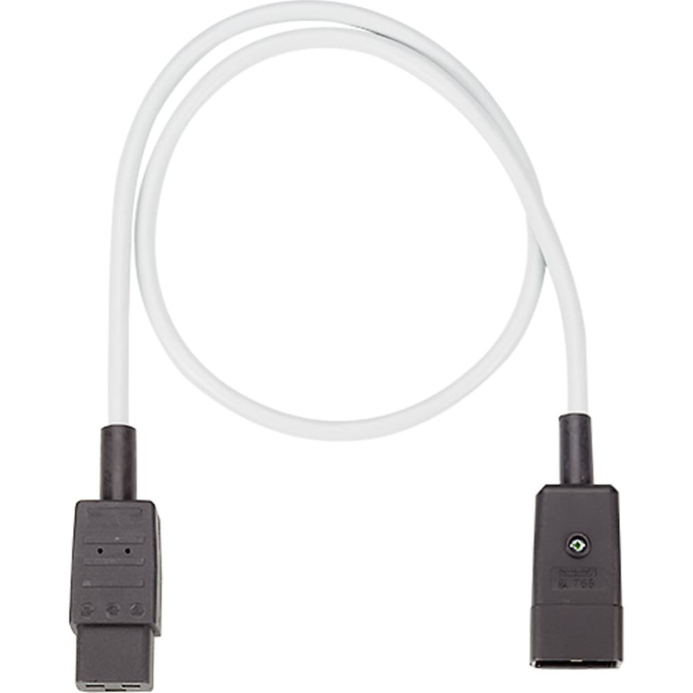 Bachmann Verlängerung C20/C19 grau 0,75m, H05VV-F3G1,5mm