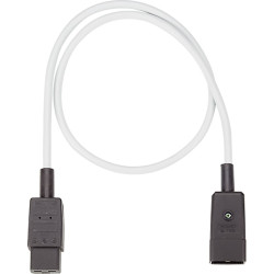 Bachmann Verlängerung C20/C19 grau 0,75m, H05VV-F3G1,5mm