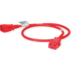 Bachmann TwyLock C20-C19 1.0m red 16A, beidseitig verriegelnd