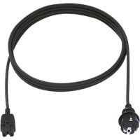 Bachmann Zuleitung H05RR-F 3G1,0mm² 2m, Stecker CEE7/7 C15a