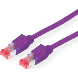 Dätwyler DÄTWYLER Patchkabel Kat.6 (Class E) S/FTP, CU 7702 flex LSOH, Hirose TM21, violett, 5 m
