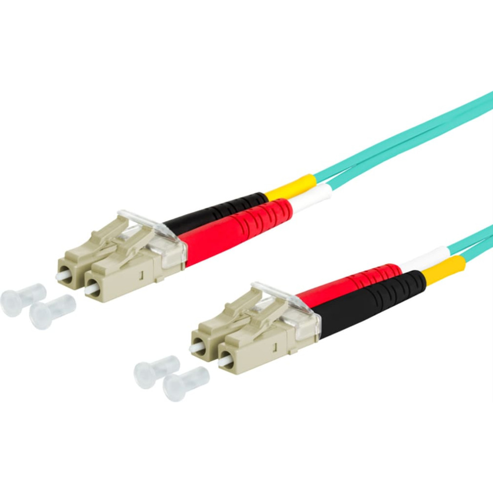 Metz Connect OpDAT patch cord, LC-D/LC-D OM3, 3 m