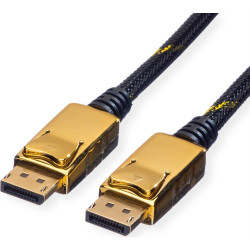 ROLINE GOLD DisplayPort Cable, DP-DP, M/M, 7.5 m