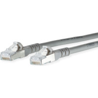 Metz Connect Patchkabel Cat.6A AWG 26, LSOH, grau, 4 m