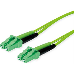 Telegärtner TELEGÄRTNER Fiber optic patch cable 2x G50/125 OM5, 1x LC Duplex - 1x LC Duplex, green, 1 m