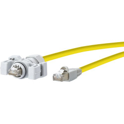 Metz Connect E-DAT Industry Patchkabel V6, IP67 - RJ45, 5 m