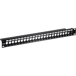 Trendnet Patchpanel 24 port Cat6 geschirmt 1U 19" rackmount