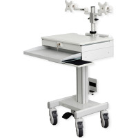 Roline LCD TV + PC Mobile Computing Workstation
