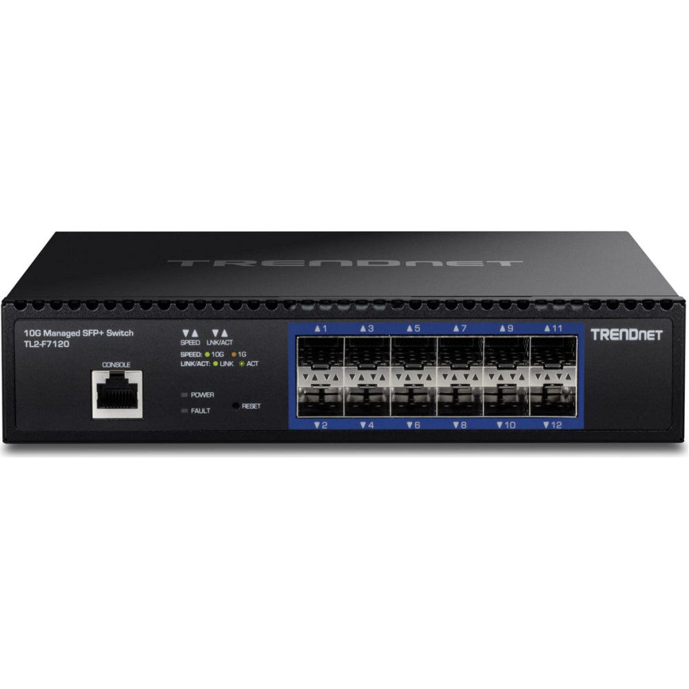 Trendnet 12-Port 10G Layer 2 Managed SFP+ Switch