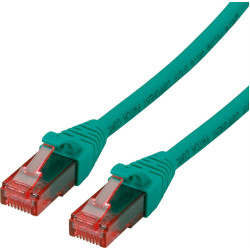 Roline UTP Cable Cat.6 Component Level, LSOH, green, 1 m