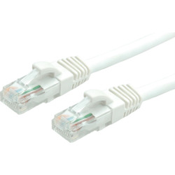 Value UTP Patch Cord Cat.6A (Class EA), white, 5 m