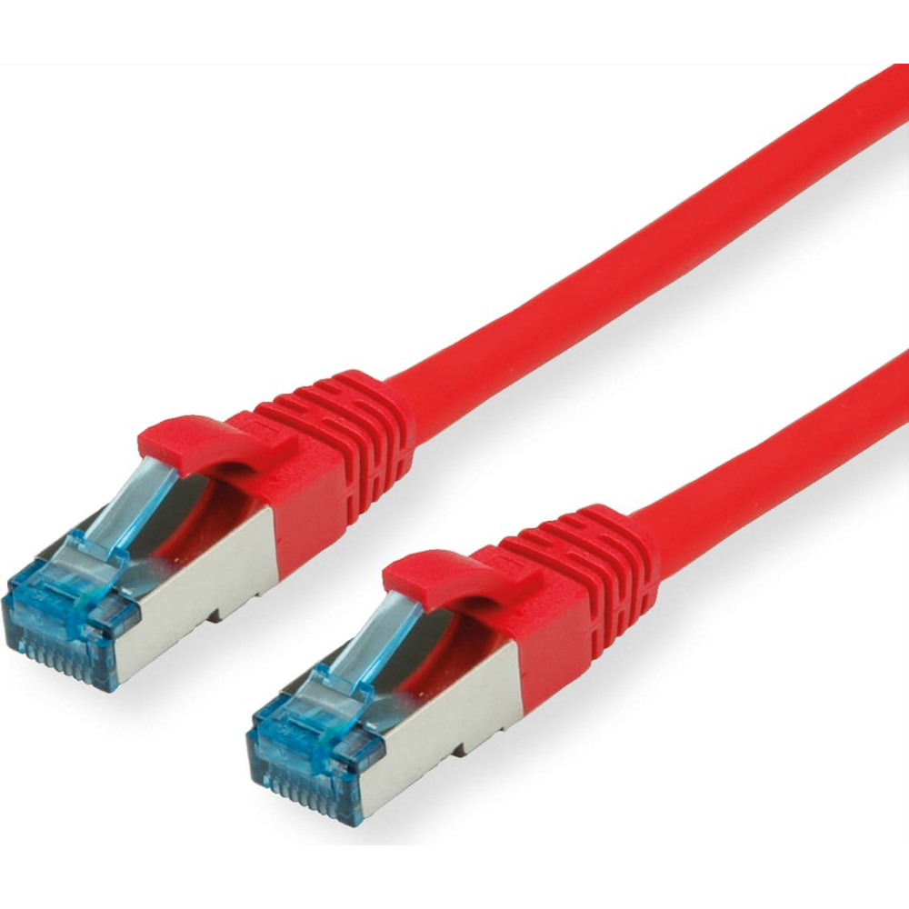 Value S/FTP Patch Cord Cat.6A (Class EA), red, 0.3 m