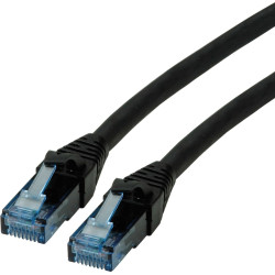 Roline UTP Patch Cord Cat.6A, Component Level, LSOH, black, 1.5 m