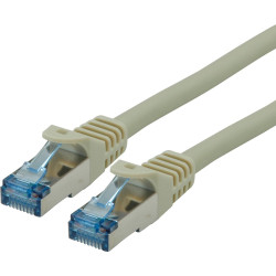 ROLINE S/FTP Patch Cord Cat.6A, Component Level, LSOH, grey, 2.0 m
