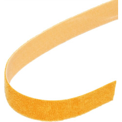 Velcro ® ONE-WRAP® Klettbandstreifen 20mm, unperforiert auf Rolle, gelb, 25 m