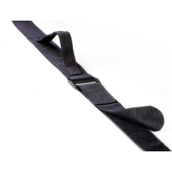 Velcro ® Verstellbarer Tragegurt mit Klettverschluss Carry, Haken & Flausch Gurt 50mm x 1.8m x 1 Schwarz