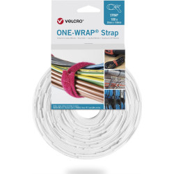 Velcro ® One Wrap® Strap 13mm x 200mm, 100 Stück, weiß