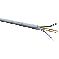 Value FTP Cable Cat.5e (Class D), Solid Wire, grey, 300 m