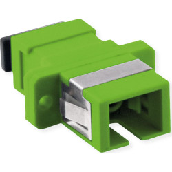 Value Fibre Optic Adapter SC/SC simplex, OS2, APC