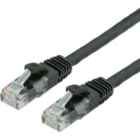 VALUE UTP Cable Cat.6, halogen-free, black, 2m