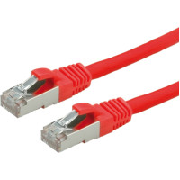 VALUE S/FTP Patch Cord Cat.6, halogen-free, red, 3m