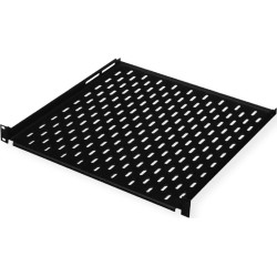 Conteg 19"-Geräteträger schwarz 1 HE, 435 x 150 mm, max. 15kg