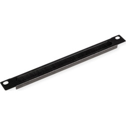 Roline 10-inch cable feed, with brush strip 0.5U black