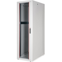 Roline 19-inch network cabinet Basic 42 U, 600x1000 WxD glass door grey