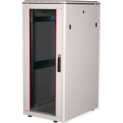 Roline 19-inch Network Cabinet Pro 26 U, 600x800 WxD glass door grey