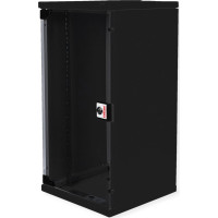 Roline 10-inch wall-mounted housing 12 U, 312x300 WxD black