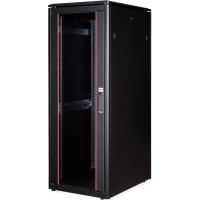 Roline 19-inch network cabinet Pro 32 U, 600x800 WxD Glass door black