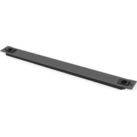Roline 19" Blank Panel, Snap-in, 1U, Metal, black