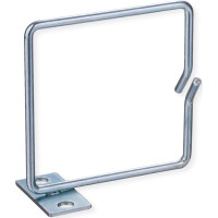 Roline 19" Cable Manager, 80x80mm, metal, Mounting central, cable entry central