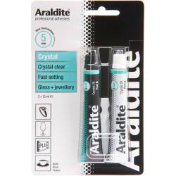 Araldite ® Zweikomponentenklebstoffe Crystal (transparent) - 15ml x 2 Tube