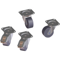 Apranet Rollensatz Serverschrank, Sockelmontage