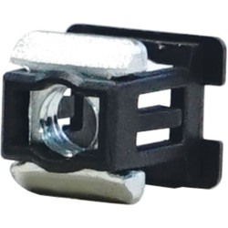 Apranet 19"-Käfigmutterset M5, mit Einsteckmuttern, 4fach