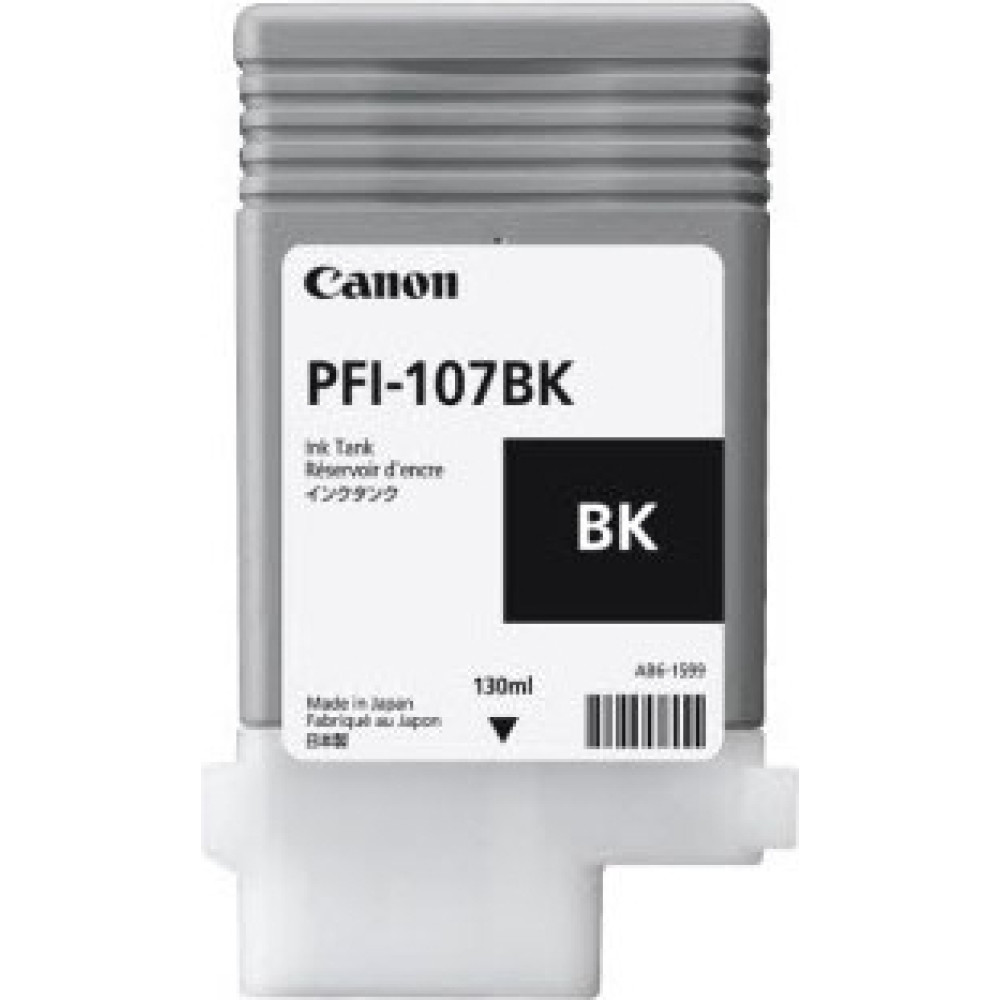 Canon PFI-107BK tintes kārtridžs 1 pcs Oriģināls Melns
