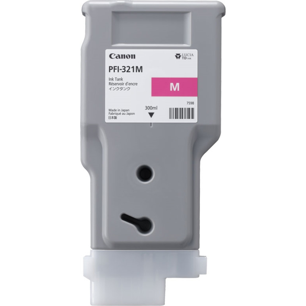Canon PFI-321 M tintes kārtridžs 1 pcs Oriģināls Standarta produktivitāte Fuksīns