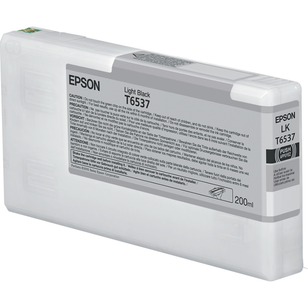 Epson T6537 Light Black Ink Cartridge (200ml)