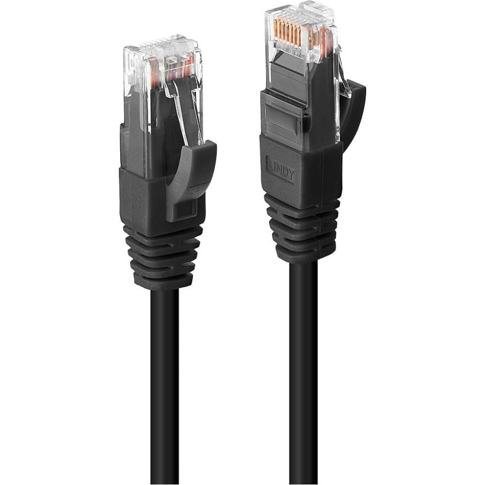 Lindy 7.5m Cat.6 U/UTP LSZH Network Cable, Black