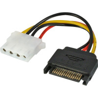 Lindy 0.15m SATA Power to LP4 Power Cable