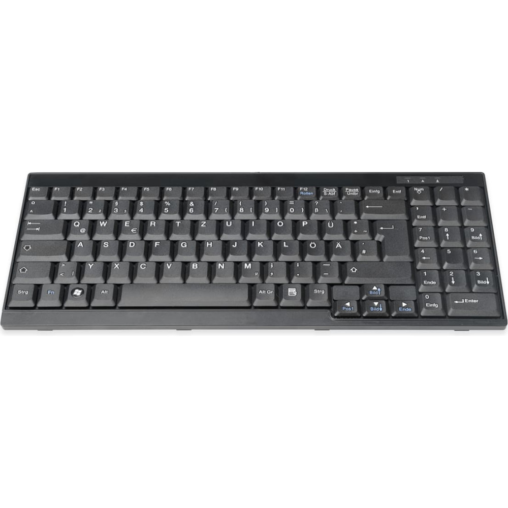 Digitus Keyboard Suitable for TFT Consoles, German Layout