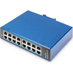 Digitus 16 Port Gigabit Ethernet Network Switch, Industrial, Unmanaged