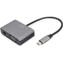 Digitus USB Type-C? 4 K 2-in-1 Mini DisplayPort + VGA Graphics Adapter