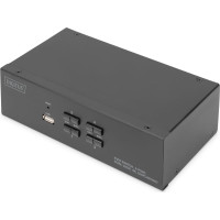 Digitus KVM Switch, 4 Port, Dual Display, 4K, DisplayPort?