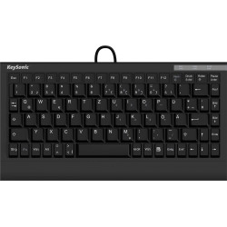 Keysonic Tas Keysonic ACK-595C+    (US) Mini SoftSkin PS/2-USB black