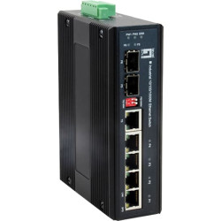 Level One LevelOne IES-0600 tīkla pārslēgs Gigabit Ethernet (10/100/1000) Melns